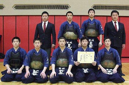 準優勝　水戸葵陵高校