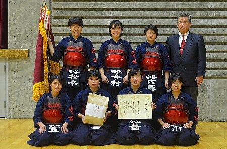 女子１部　優勝　守谷高校